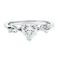 thumbnail image 1 of Rosec Jewels Lab Created Diamond Heart Engagement Ring - 7 mm - 1 Ct - EF-VS Quality, 18K White Gold, US 5.50, 1 of 8