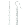 thumbnail image 1 of Rosec Jewels Lab Diamond Dangling Earrings - Ef-Vs Quality Certified Diamond Earrings with Fish Hook - Ready to Gift, 10K White Gold, 1 of 8