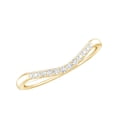 thumbnail image 1 of Rosec Jewels - Lab Diamond Enhancer for Engagement Ring - Curved Notched Ring - EF-VS Quality, 18K Yellow Gold, US 11.50, 1 of 9
