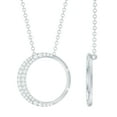 thumbnail image 1 of Rosec Jewels - Lab Diamond Eternity Necklace for Women - EF-VS Certified Quality - Ready to Gift, 10K White Gold, 1 of 8