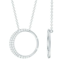 Rosec Jewels - Lab Diamond Eternity Necklace for Women - EF-VS Certified Quality - Ready to Gift, 925 Sterling Silver
