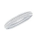 thumbnail image 1 of Rosec Jewels Lab Diamond Full Eternity Ring - Wedding Anniversary Ring - EF-VS Grade - Ready to Gift, 18K White Gold, US 11.00, 1 of 7