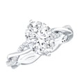 thumbnail image 1 of Rosec Jewels Lab Grown Diamond Engagement Ring Oval - 2 Carat - 7X9 mm - EF-VS Quality, 18K White Gold, US 12.50, 1 of 9
