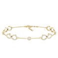 thumbnail image 1 of Rosec Jewels Lab Grown Diamond Infinity Bracelet (EF-VS Quality) - Station Bracelet for Women - Valentines Day Gift, 10K Yellow Gold, 7.0 inches, 1 of 8