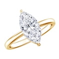 thumbnail image 1 of Rosec Jewels Lab Grown Diamond Marquise Engagement Ring 2 Carat (E-VS1 Grade) - IGI Certified Single Diamond Ring, 14K Yellow Gold, US 11.00, 1 of 8