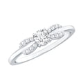thumbnail image 1 of Rosec Jewels Lab Grown Diamond Promise Engagement Ring - EF-VS Quality - Ready to Gift, 18K White Gold, US 4.50, 1 of 8