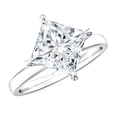 thumbnail image 1 of Rosec Jewels Lab Grown Diamond Solitaire Engagement Ring 3 Carat - IGI Certified - Princess Cut Diamond Ring - E-VS1 Grade, 18K White Gold, US 11.00, 1 of 8