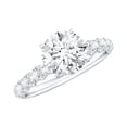 thumbnail image 1 of Rosec Jewels - Lab Grown Diamond Solitaire Engagement Ring for Women - 7 mm - 1 Carat - EF-VS Grade, 14K White Gold, US 3.00, 1 of 7