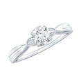 thumbnail image 1 of Rosec Jewels Promise Engagement Ring with Diamond 1 Ct - Certified Lab Grown Diamond, 14K White Gold, US 7.50, 1 of 7