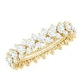thumbnail image 1 of Rosec Jewels 2.50 CT Cluster Moissanite Wedding Eternity Band, 10K Yellow Gold, US 9.50, 1 of 7