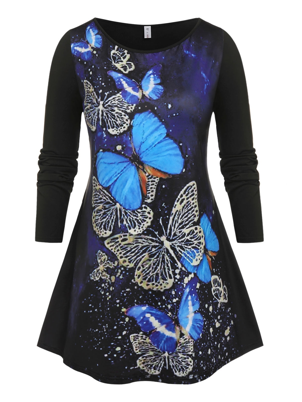 California Butterfly Blue Tunic California Butterfly Blue Tunic