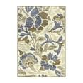 thumbnail image 1 of Roselyn Farmhouse Printed Nylon Floral Non-Slip Washable Indoor High Traffic Runner by Blue Nile Mills - 2' x 3', Ivory, 1 of 3