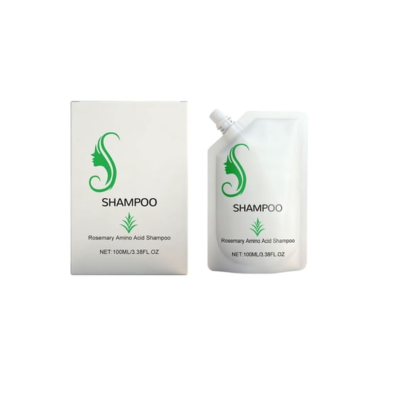 Rosemary Amino Acid Shampoo, 100ml/3.38fl oz, Gentle Cleansing & Nourishing Scalp Care, Suitable for All Hair Types, for Women & Men