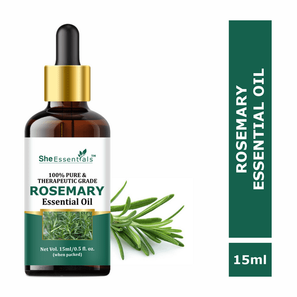Rosemary Essential Oil 100% Natural & Pure for Hair, Skin & Aromatherapy