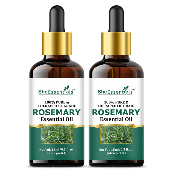 Rosemary Essential Oil 100% Natural & Pure for Hair, Skin & Aromatherapy