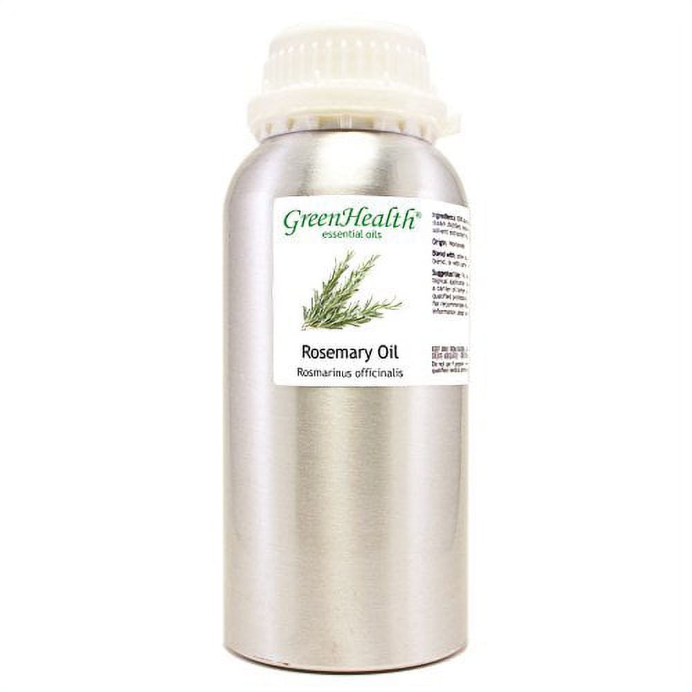 Rosemary Essential Oil - 16 fl oz Aluminum Bottle w/ Cap - GreenHealth