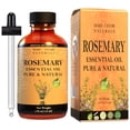 thumbnail image 1 of Rosemary Essential Oil 4 oz by Mary Tylor Naturals, Premium Therapeutic Grade, 100% Pure and Natural, Perfect for Aromatherapy, Relaxation, Improved Mood and Much More, 1 of 6