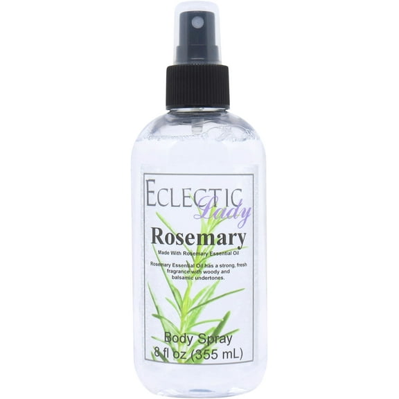 Rosemary Body Spray, Eclectic Lady, Hydrating Mist, Unisex, 16 oz