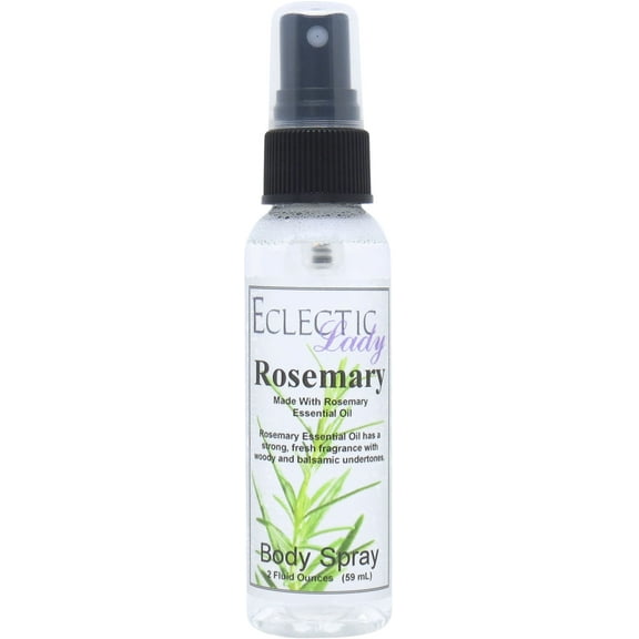 Rosemary Body Spray, Eclectic Lady, Hydrating Mist, Unisex, 2 oz
