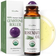 BodyJ4You Rosemary Essential Oil Roll-On Pre-Diluted MCT Organic Aromatherapy 10 mL