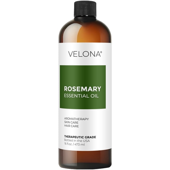 Rosemary Essential Oil by Velona - 16 oz | Therapeutic Grade for Aromatherapy Diffuser Undiluted