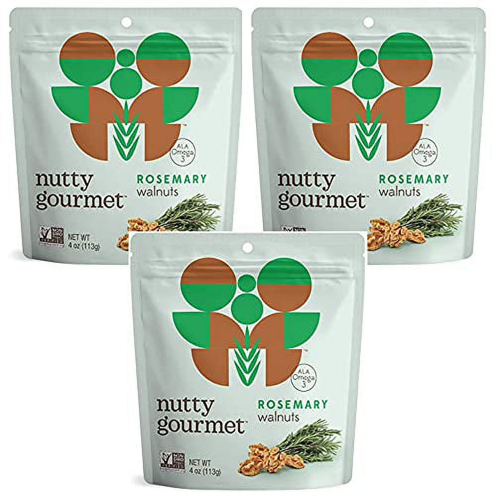 Rosemary Flavored Walnuts All Natural Lightly Seasoned Nuts Keto