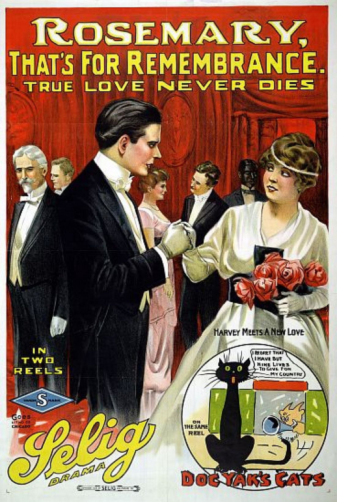 Rosemary For Remembrance Selig Vintage Movie Canvas Art - (18 x 24)
