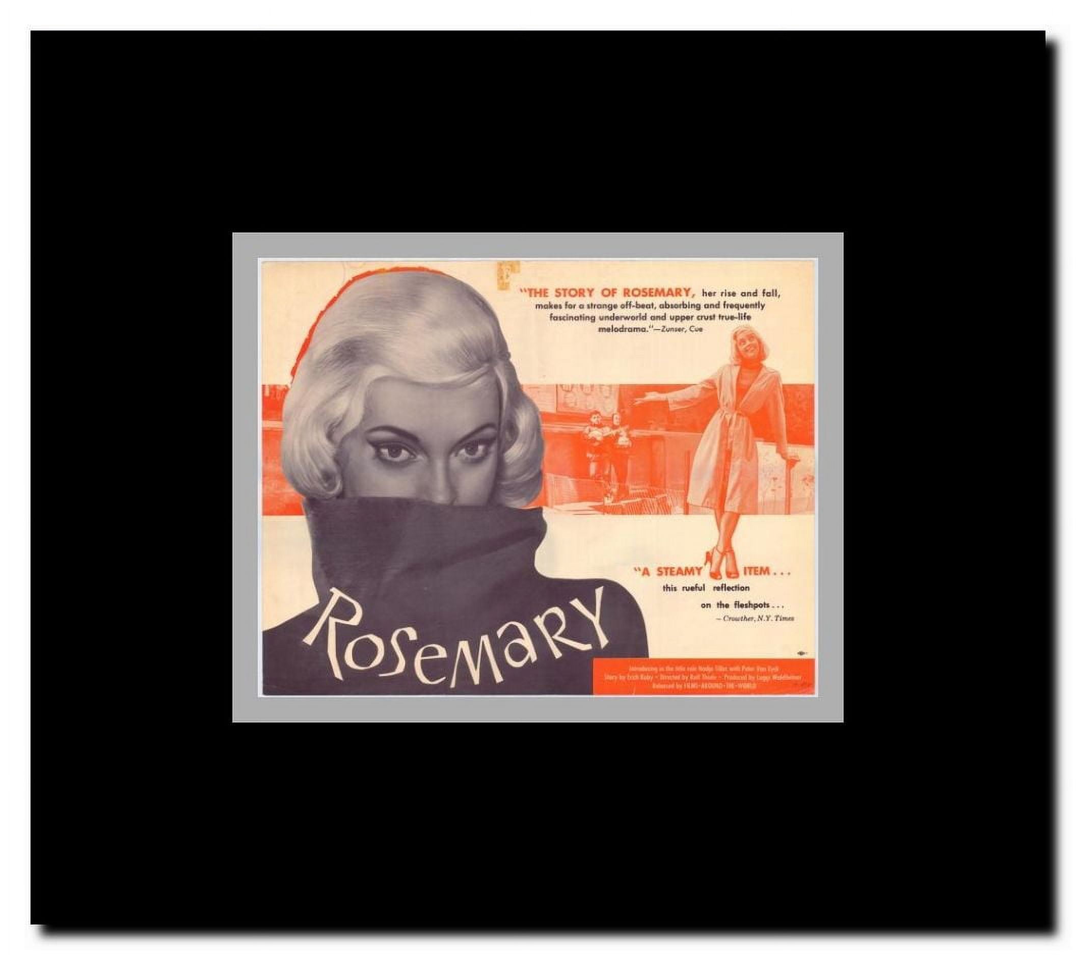Rosemary Framed Movie Poster