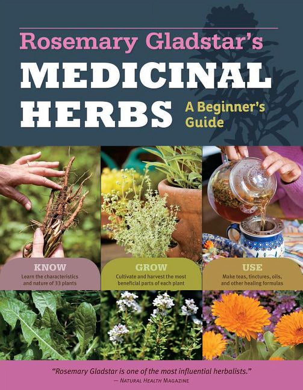 Rosemary Gladstar's Medicinal Herbs: A Beginner's Guide: 33 Healing Herbs to Know, Grow, and Use, (Paperback)