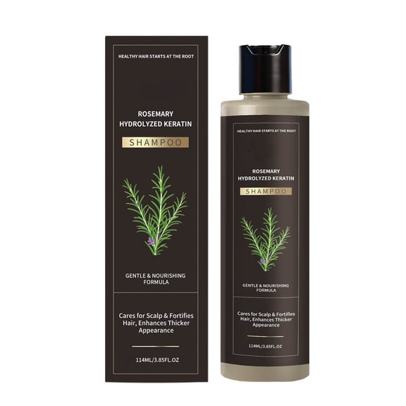 Rosemary Keratin Removal Shampoo 114ml – Gentle Deep Cleansing Hair Wash, Removes Keratin Buildup & Residue, Softens Hair, Lightweight Non-Greasy Scent(Multicolor1pc)
