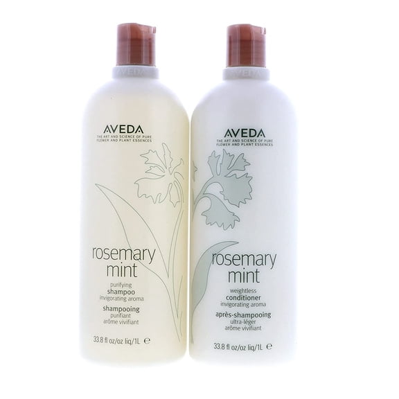 Rosemary Mint Shampoo & Conditioner Liter Duo