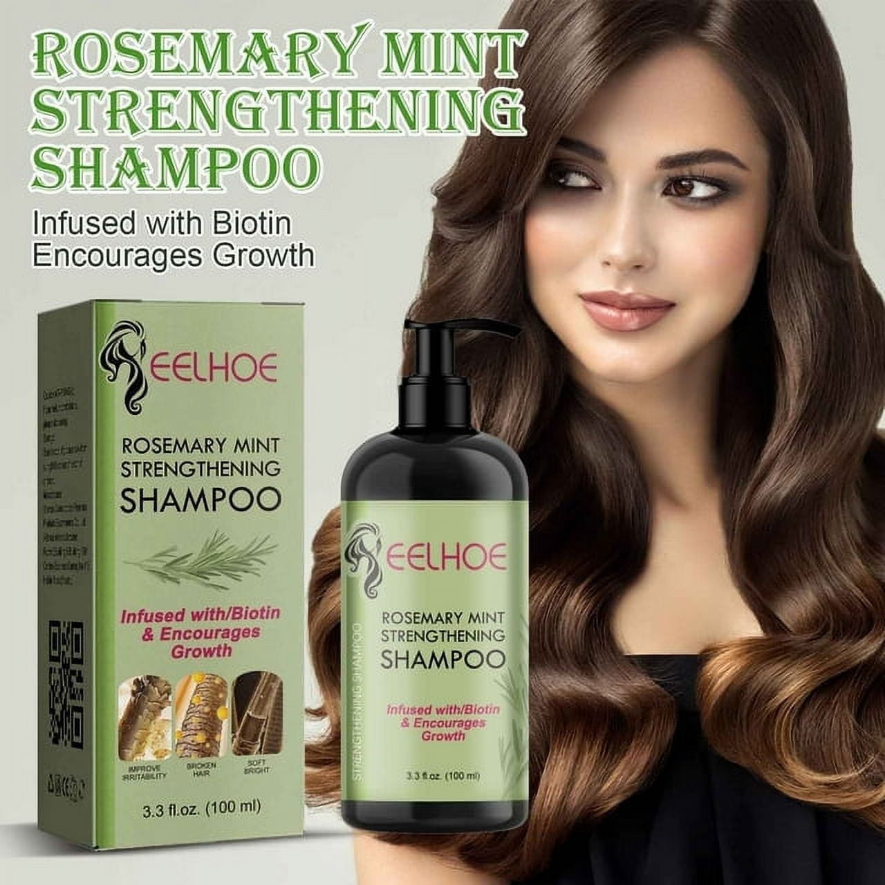 MIELLE Rosemary Mint Strengthening Curly Hair Care Products