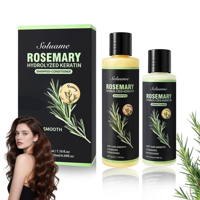 Rosemary Shampoo and Conditioner Set for Women and Men, Contains ...