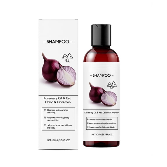 Rosemary Shampoo,Routine Shampoo ,Nourishing Red Onion Hair Shampoo for Strong & Shiny Hair - 100ml Natural Formula(Multicolor multicolor)