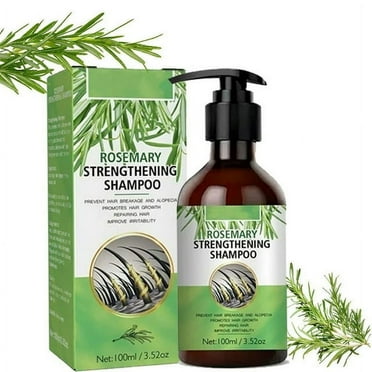 Rosemary Strengthening Shampoo with Biotin for Hair Growth,Clean& Nourish Scalp, Hair Treatment for Dry Damaged Hair, Organic Shampoo for Thinning Hair and Hair Loss, All Hair Types, Men& Women, 100ml