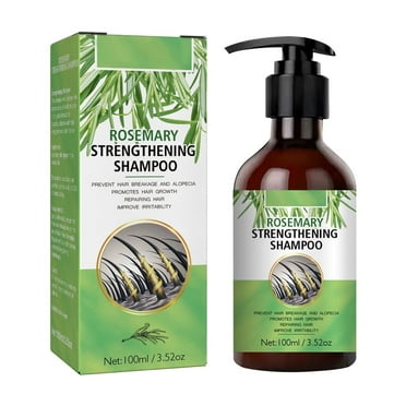 Rosemary Strengthening Shampoo Infused with Biotin, Gently Cleanses Scalp and Helps Hair Growth and Strengthen Weak and Brittle Hair for Thinning Hair and Hair Loss, All Hair Types , Men& Women 1pcs