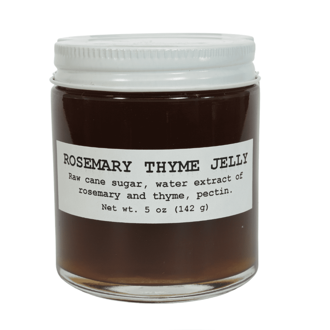 Rosemary Thyme Jelly, 5 oz Craft, Gourmet, Unusual Jams & Jellies Made in West Virginia, USA