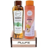 Rosemary shampoo and fruit cocktail treatment 2 pack shampoo de romero anyeluz y coctail de frutas set for woman Shampoo de romero y coctel de frutas anyeluz