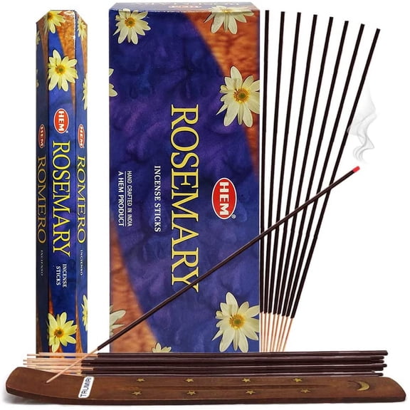 Rosemery Incense Sticks And Incense Stick Holder Bundle Insence Insense Hem Incense Sticks