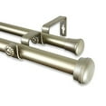 thumbnail image 1 of Rosen 1 inch Double Curtain Rod 48-84 Inch - Light Gold, 1 of 4