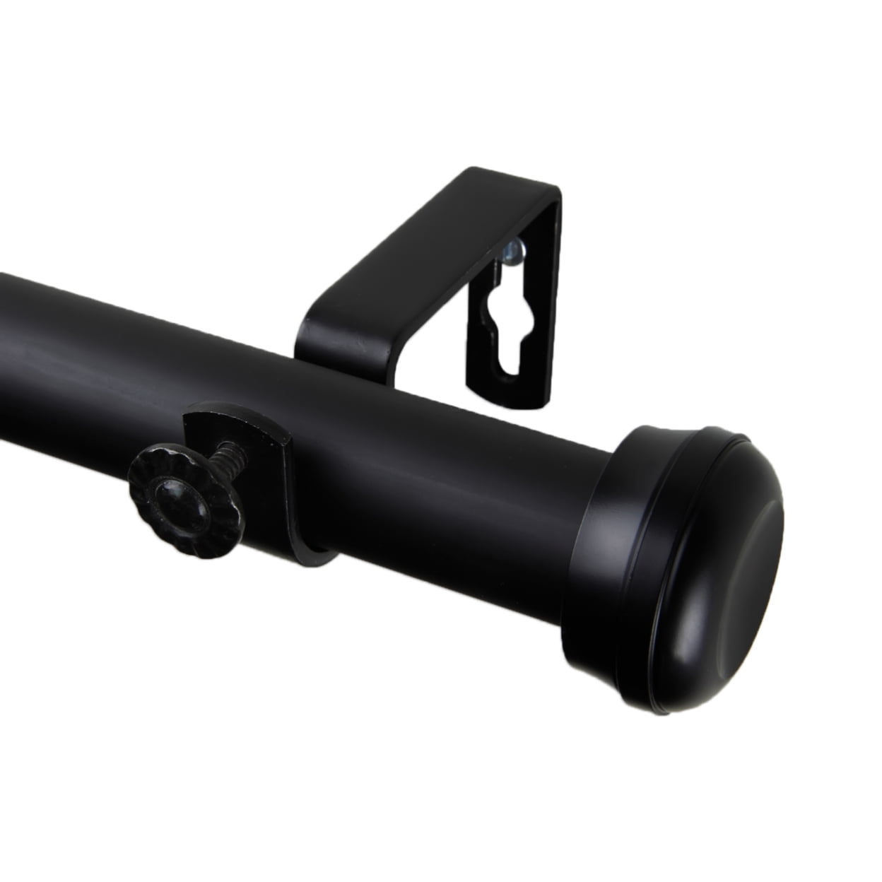 Rosen Curtain Rod 28-48 inch - Black