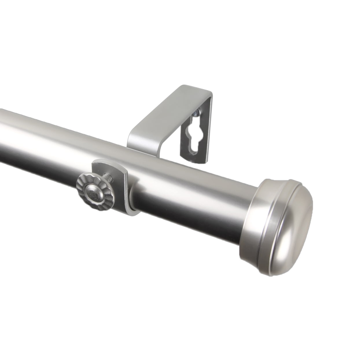 Rosen Curtain Rod 28-48 inch - Satin Nickel