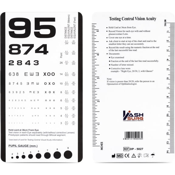 Rosenbaum Pocket Eye Chart