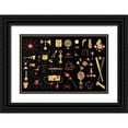 thumbnail image 1 of Rosenthal, Barry 32x22 Black Ornate Wood Framed with Double Matting Museum Art Print Titled - Sea Life, 1 of 4