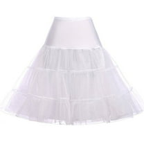Rosenvy Women's 50s Vintage Rockabilly Petticoat Underskirt