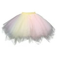 thumbnail image 1 of Rosenvy Women's Multicolored Ballet Tulle Tutu Skirt, 1 of 3