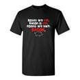 thumbnail image 1 of Roses Are Red Bacon Is Red Poems Are Hard Humor Graphic Tees Novelty Sarcastic Fun Gift Tshirt For Mens Funny T Shirt, 1 of 5