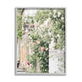 thumbnail image 1 of Roses Blooming French Neighborhood Town & City Photograph Gray Framed Art Print Wall Art, 1 of 7
