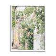 thumbnail image 1 of Roses Blooming French Neighborhood Town & City Photograph White Framed Art Print Wall Art, 1 of 7