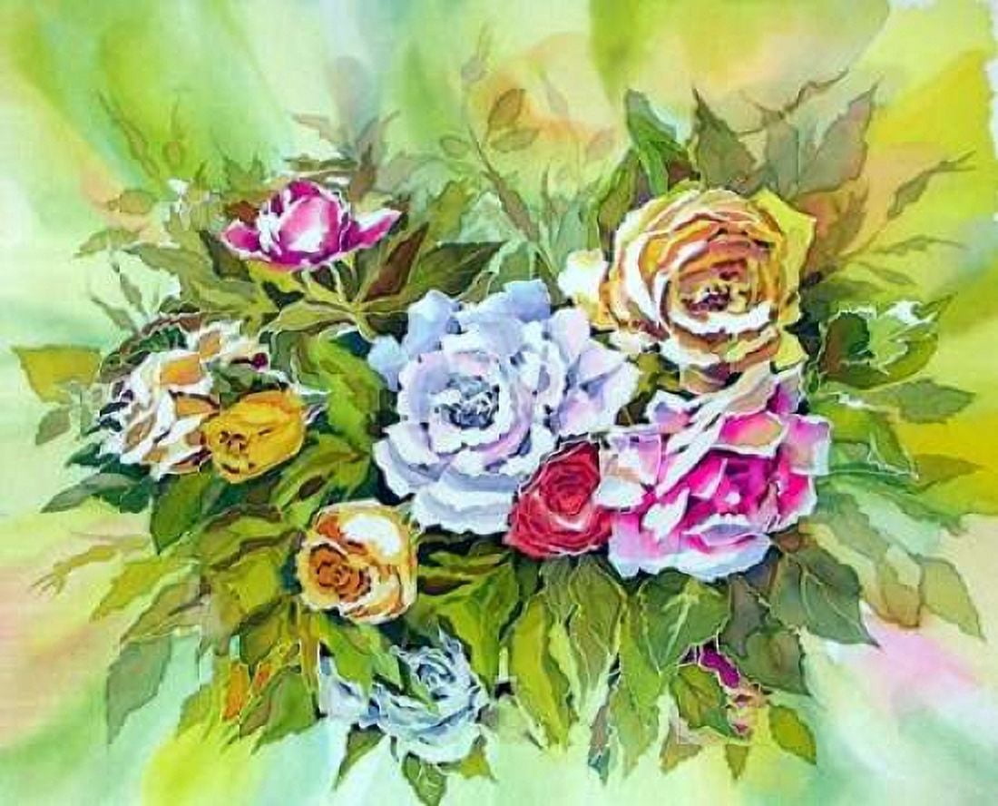 Roses Canvas Art - Alisa Mayskaya (24 x 30)